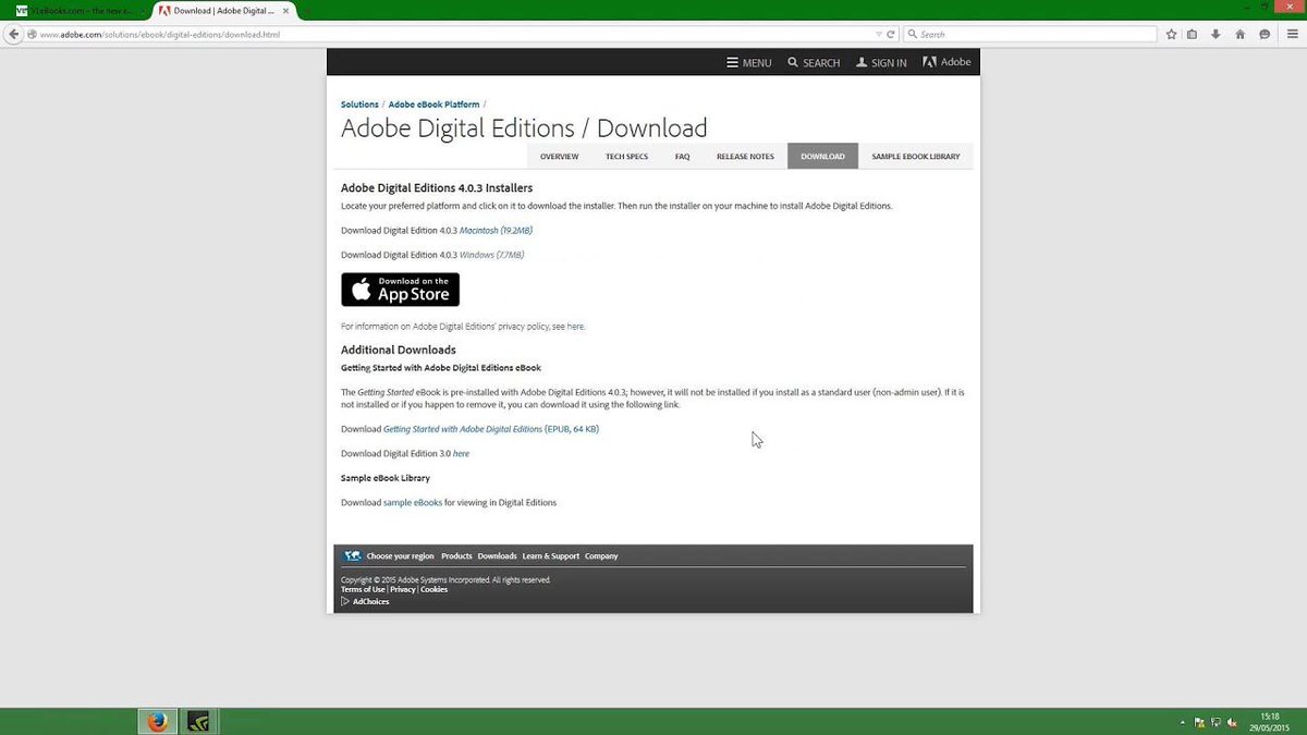 Adobe digital editions download install mac
